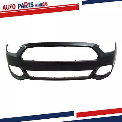 Primed Front Bumper Cover For 2015-17 Ford Mustang EcoBoost Except Shelby Model • $108.52