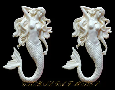 Sugarcraft Molds Polymer Clay Molds Cake Decorating Tool 1 Piece Mermaid Mold 6 • $34