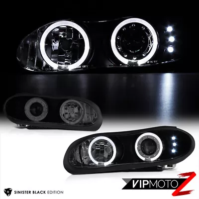 1998-2002 Chevrolet Camaro Z28 SS  SINISTER BLACK  Halo LED Projector Headlights • $148.74