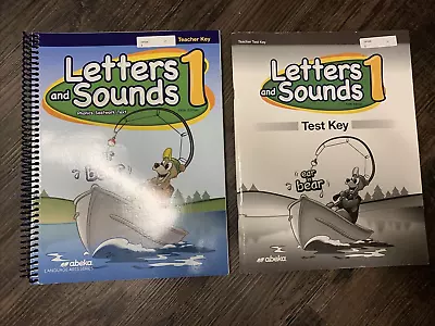 A Beka Letters And Sounds 1 Teacher Key & Test Key - First Grade Books 5th Ed • $30.79