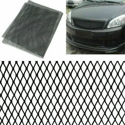 100×33cm Black Aluminium Racing Grille Mesh Vent Car Tuning Grill 3mm* 6mm Mesh • $20.60