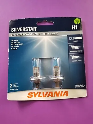 NEW - Sylvania Silverstar H1 Pair Set High Performance Headlight 2 Bulbs • $19.88