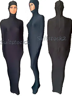Adult Unisex Spandex Zentai Costumes Mummy Sleeping Bags Internal Sleeves • $22.49