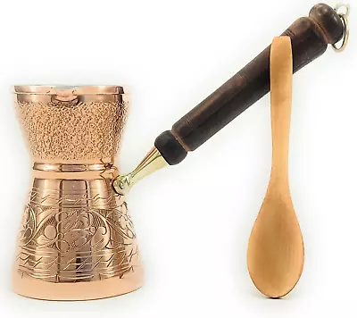 YDB Copper-2022 Gcp-Series (Large-16.9 Floz) Greek Turkish Arabic Coffee Pot Wit • $102.99