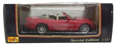 Maisto 1:18 Scale 31863 Special Edition Jaguar XKR 1998 Diecast Red Model Boxed • £39.75