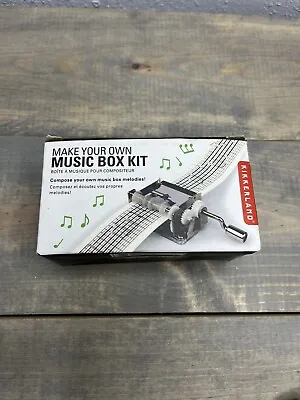 Kikkerland Make Your Own Music Box Kit - Brand New • $19.54