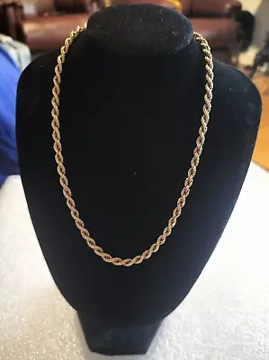 Gold Necklace 9ct 9K 375 Stunning Designer Rope Chain Necklace 9 Carat Gold • $474.50