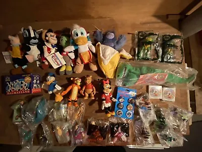 Lot Of Vintage 1990s Disney Toys Plush And More! • $175