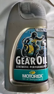 10W-30 Motorex Motorcycle Racing 2T+4T Synthetic GEAR OIL 1qt / 33.8oz  • $15.99