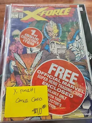 X-Force #1 (Marvel Comics August 1991) Poly-Bagged With Deadpool Card Inside • $20