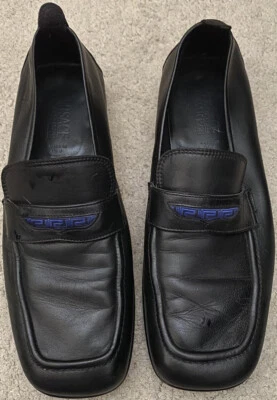 $49.99 • Buy VERSACE CLASSIC V2 MEN'S DRESS SHOES SLIP ON BLACK MENS SIZE 41 EUR Or 8-8.5 USA