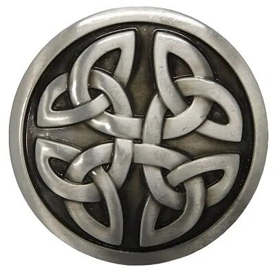 Celtic Knot Round Kilt Belt Buckle • $12.88