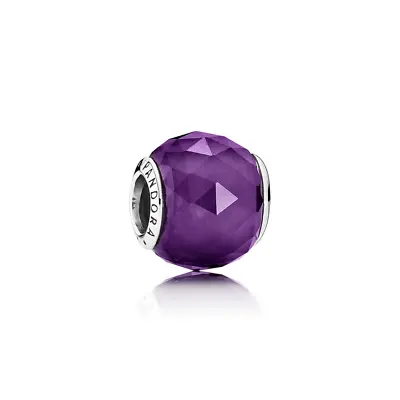 £44.47 • Buy NEW! AUTHENTIC PANDORA Geometric Facets, Royal-Purple Crystal - 9034