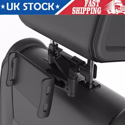 For Phone IPad Tablet Bracket Universal Car BackSeat Headrest Holder Mount Stand • £8.90