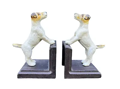 Jack Russell Terrier Dog Cast Iron Bookends • $39