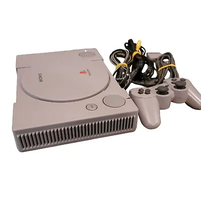 Sony PlayStation 1 PS1 Console SCPH-7501 Controller And Power Cords GA111 • $45