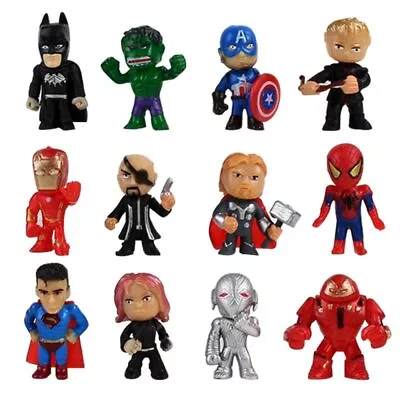 Avengers Cake Toppers Decoration Superhero Figures Toys Baking Birthday Fondant • £12.99