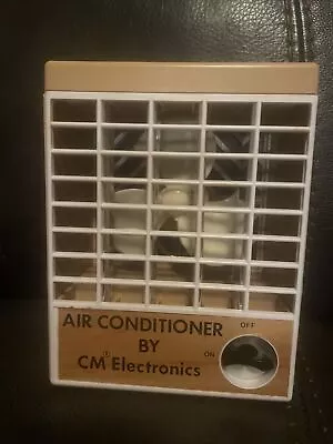 Vintage DESK FAN Rare Mini Air Conditioner Swamp Cooler By CM Electronics  Orig • $34.99