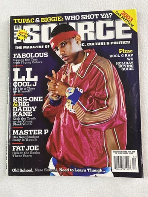 $30 • Buy The Source Magazine #159 December 2002 Fabolous LL Cool J Cover 2 Tupac Biggie