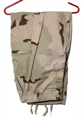 Army Desert Tri Color Pants Camo DCU Large Regular USGI 3 BDU • $32.95