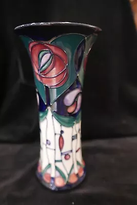 Beautiful 1995 Moorcroft Pottery 10  Tall Floral Vase • $90