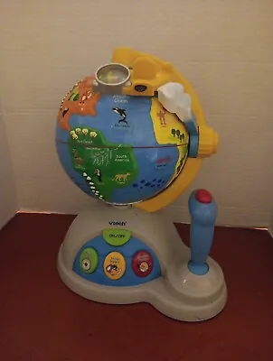 VTech Fly And Learn Globe Interactive Educational Talking Kids Atlas - Tested • $25