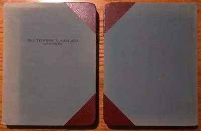 (2) Vintage BELL LABORATORIES Notebooks Unused • $19.99