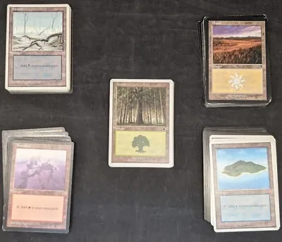 100 Basic Lands Lot -MTG Magic The Gathering- 20 Lands Of Each Mana Color -HP/DM • $4.99