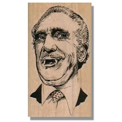 VAMPIRE Rubber Stamp Halloween Scary Monster Dracula Horror Movie Vincent Price • $9.14