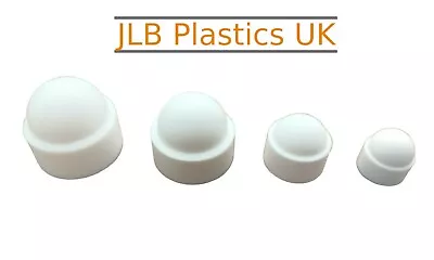 £97.99 • Buy M5 M6 M8 M10 M12 M14 M16 M18 M20 White Plastic Dome Nut Protection Cap Covers