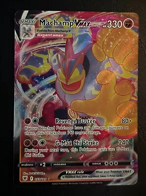 Pokémon TCG Machamp VMAX Astral Radiance 073/189 Holo Ultra Rare • $1.25