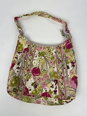 Vera Bradley Shoulder Bag Retired” Make Me Blush” Lisa B. Pink And Green • $14.98