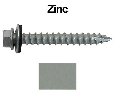 #14 X 2  METAL ROOFING SCREWS: Colored  Roofing And Siding Sheet Metal Screws • $37.95