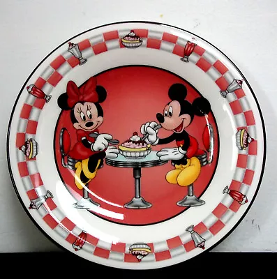 Lenox Disney Mickey And Minnie Mouse 'Soda Shop Sweethearts' Tidbit Plate • $10