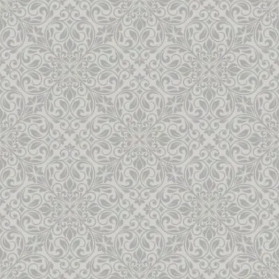 Sofia Damask Glitter Textured Heavyweight Wallpaper - Silver Debona 2456 • £11.95