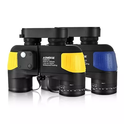 7X50 HD Marine Binoculars Low Light Night Vision For Boating Hunting Waterproof • $89.90