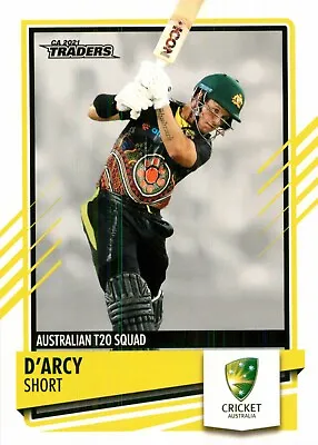 ✺New✺ 2021 2022 AUSTRALIA Cricket Card D'ARCY SHORT BBL Traders • $3.99