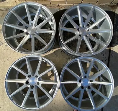 Vossen HF-3 Hybrid Forged Wheels- Satin Silver (2) 20 X9  (2) 20'x10.5  5P/120  • $2500