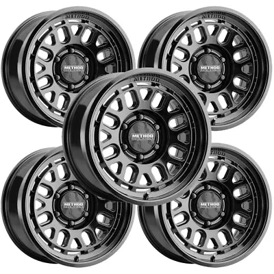 (5) Method Race Wheels MR321 17x8.5 6x5.5  +0mm Gloss Black Wheels Rims 17  Inch • $1347.99