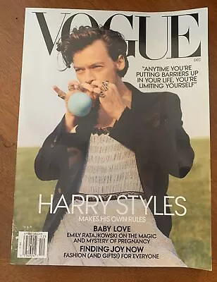 Harry Styles Vogue Magazine US December 2020 • $38