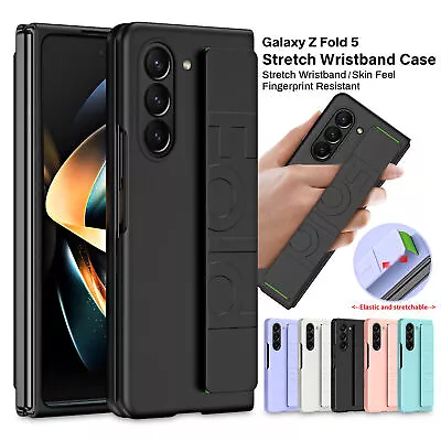 For Samsung Galaxy Z Fold 5 Fold 4/3/2 Elastic Wrist Strap Hard Case Shockproof • $19.59