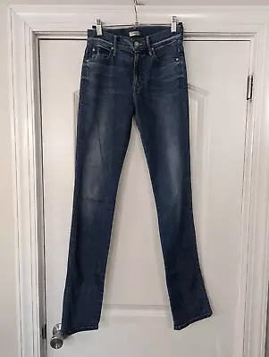 Mother High Waisted Rascal Jeans Women's Size 24 The Famous Heroine Straight Leg • $75