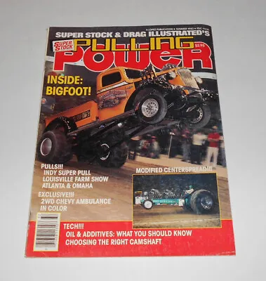 Vintage Pulling Power Monster Truck Magazine Summer 1983 - Rare HTF VGC • $54.32