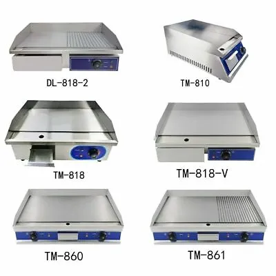 £124.90 • Buy Electric Griddle Kitchen Hot Plate Countertop Commercial Catering Restaurant BBQ
