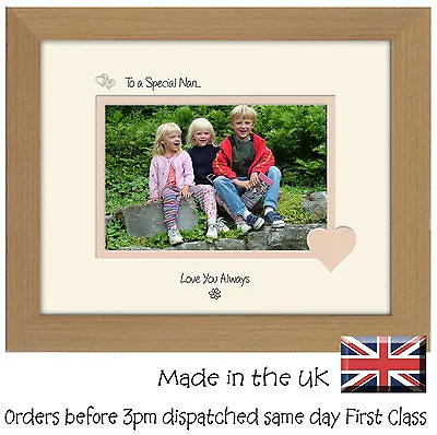 Special Nan Photo Frame Gift Sentiments 6x4 LSHT Photos In A Word • £15.99