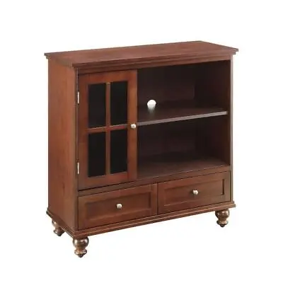Convenience Concepts TV Stand W/ 2-Drawer 36  Fits TVs 42  Doors Wood Espresso • $296.41