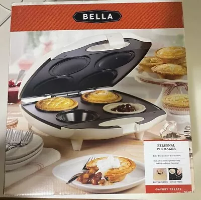 Bella 13563 Non-Stick Personal Pie Maker 4 Pies Mini Baking Griddle 1400 Watts • $15