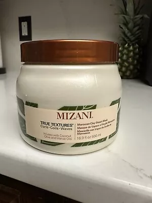 MIZANI True Textures Moroccan Clay Steam Mask 16.9 Oz Curls Coils Waves • $18