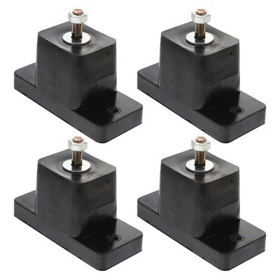 £28.03 • Buy 4 Pcs Air Conditioner Bracket Shock Absorbing Rubber Wall Ac External Machine