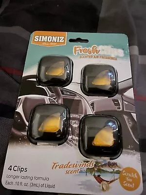 Simoniz Vent Clips - Trade Winds  Car Vent Clip Air Fresheners • $5.99